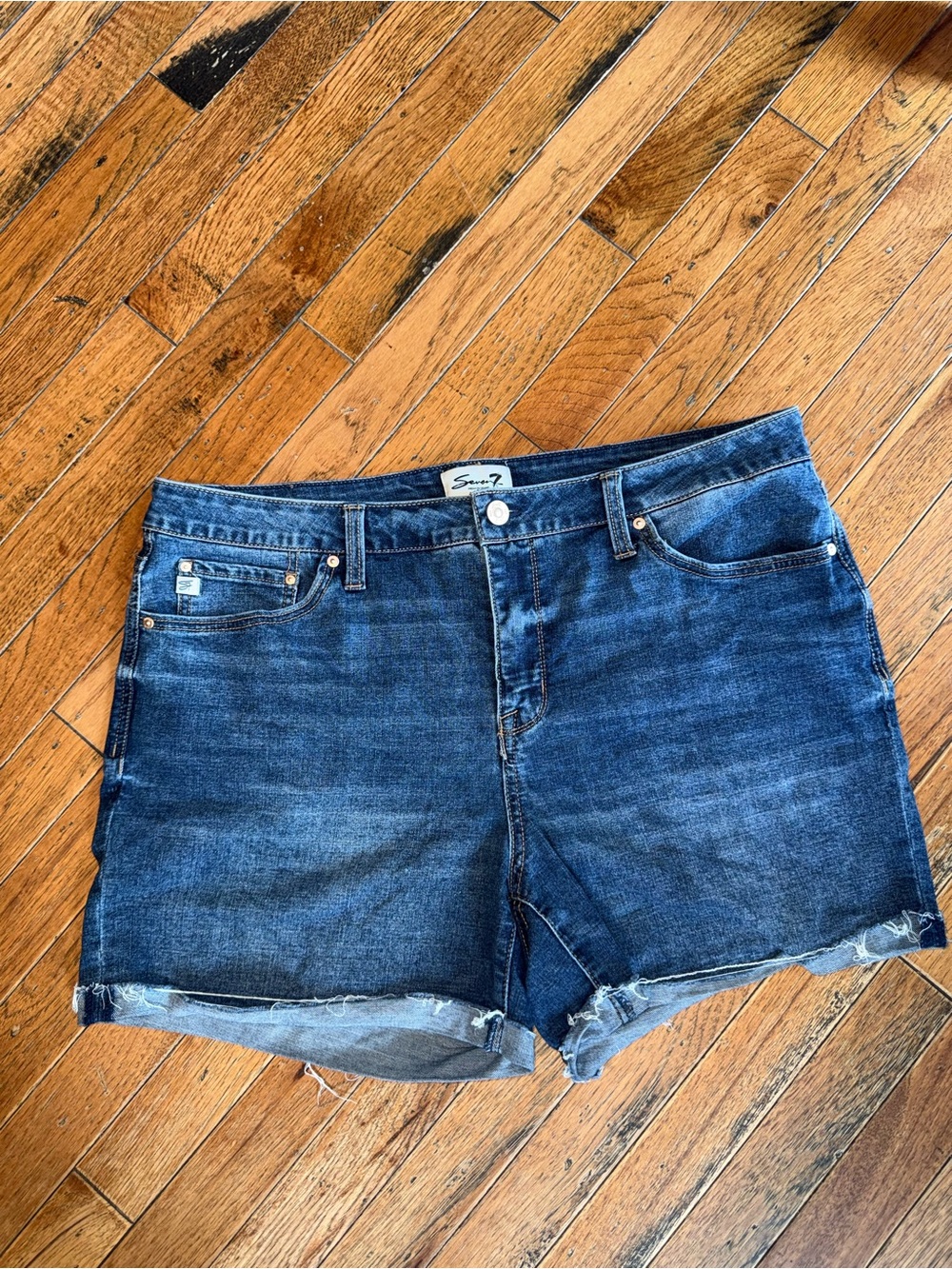 Warmer Weather Denim Shorts - Dark Blue Jean Shorts